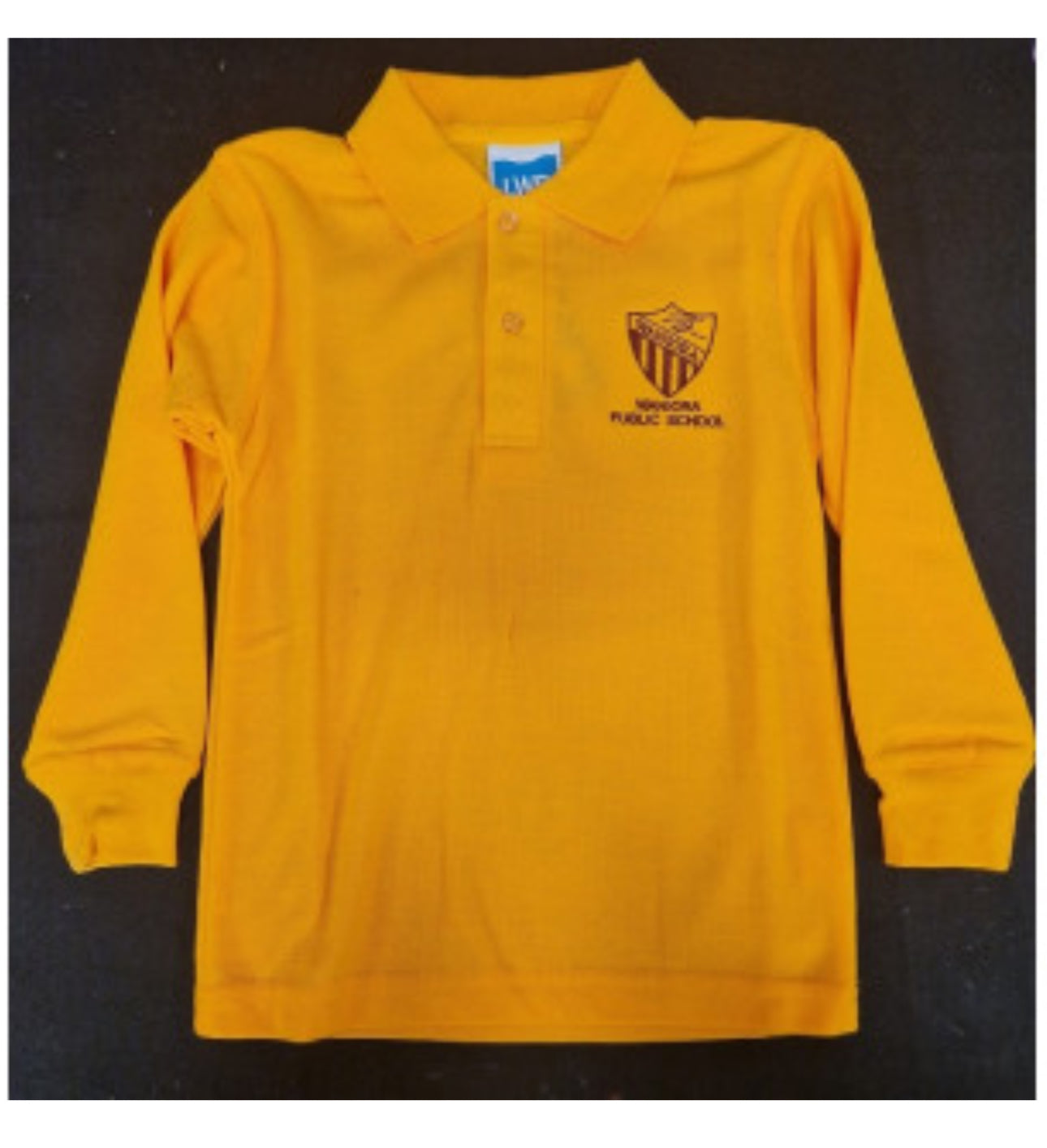 Long Sleeve Yellow Polo